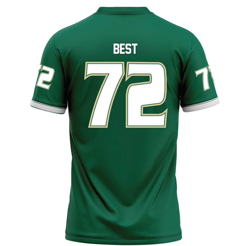 USF - NCAA Football : Cole Best - Green Football Jersey-1