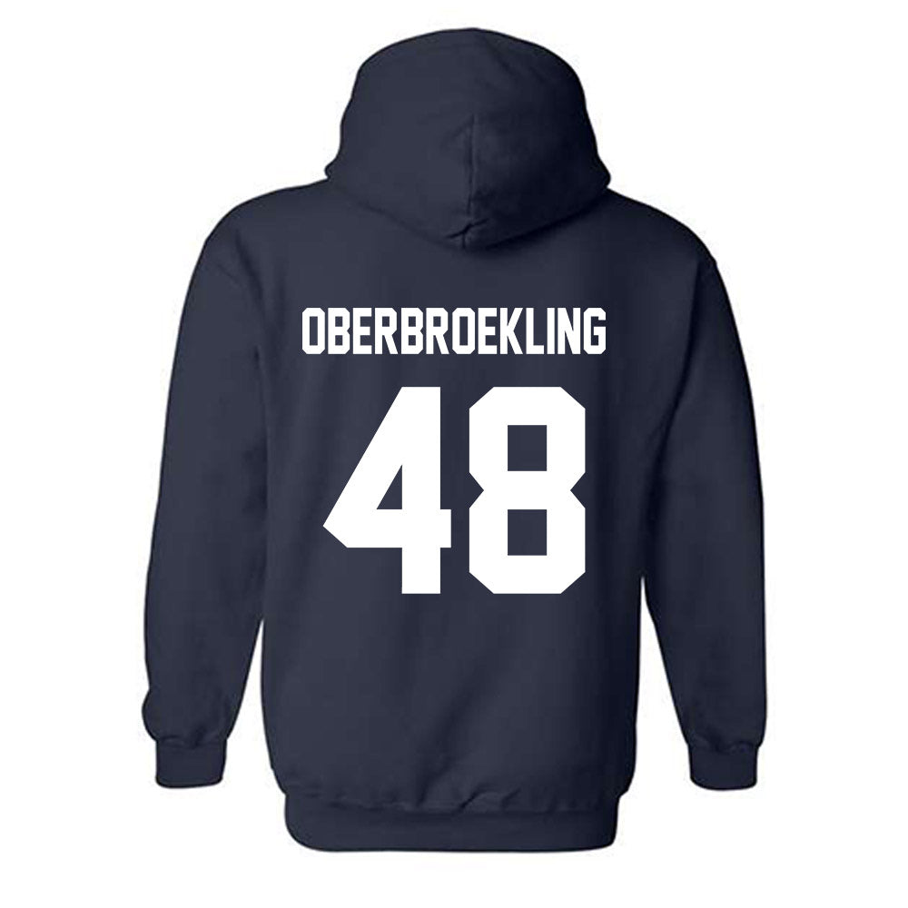 AU - NCAA Baseball : Caden Oberbroekling - Classic Fashion Shersey Hooded Sweatshirt-1