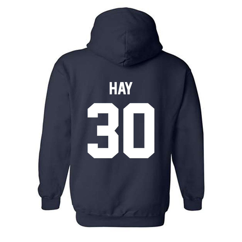 AU - NCAA Men's Ice Hockey : Kolby Hay - Classic Fashion Shersey Hooded Sweatshirt-1
