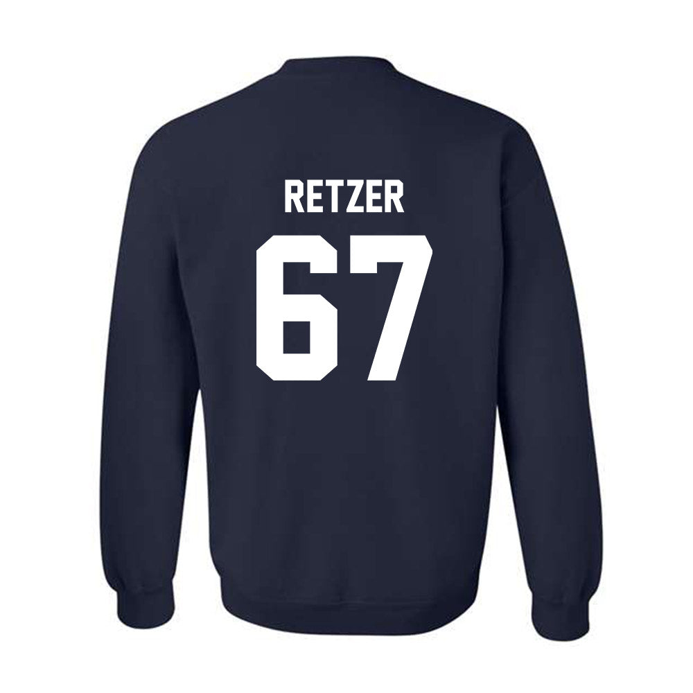 AU - NCAA Football : Ryan Retzer - Classic Fashion Shersey Crewneck Sweatshirt-1