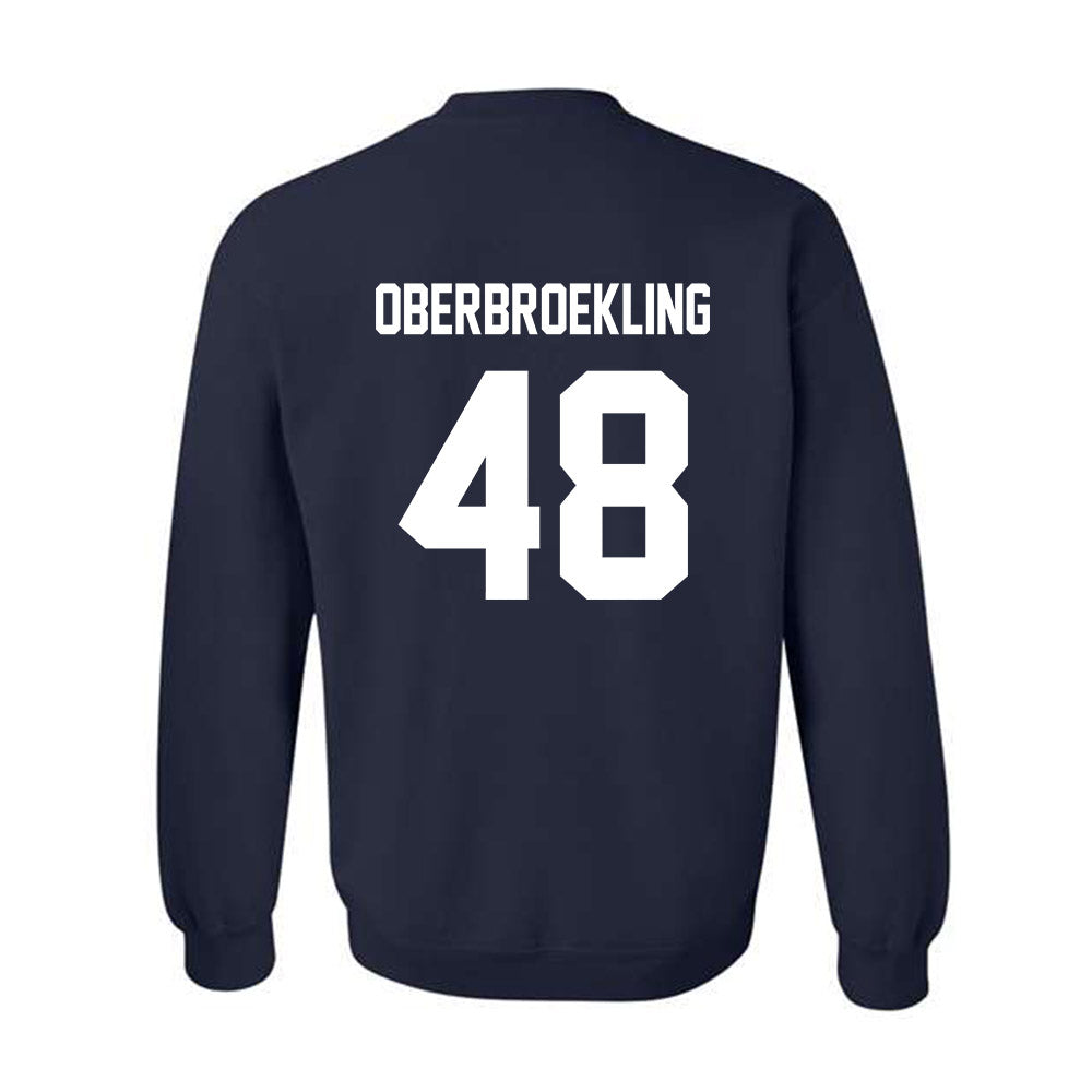 AU - NCAA Baseball : Caden Oberbroekling - Classic Fashion Shersey Crewneck Sweatshirt-1