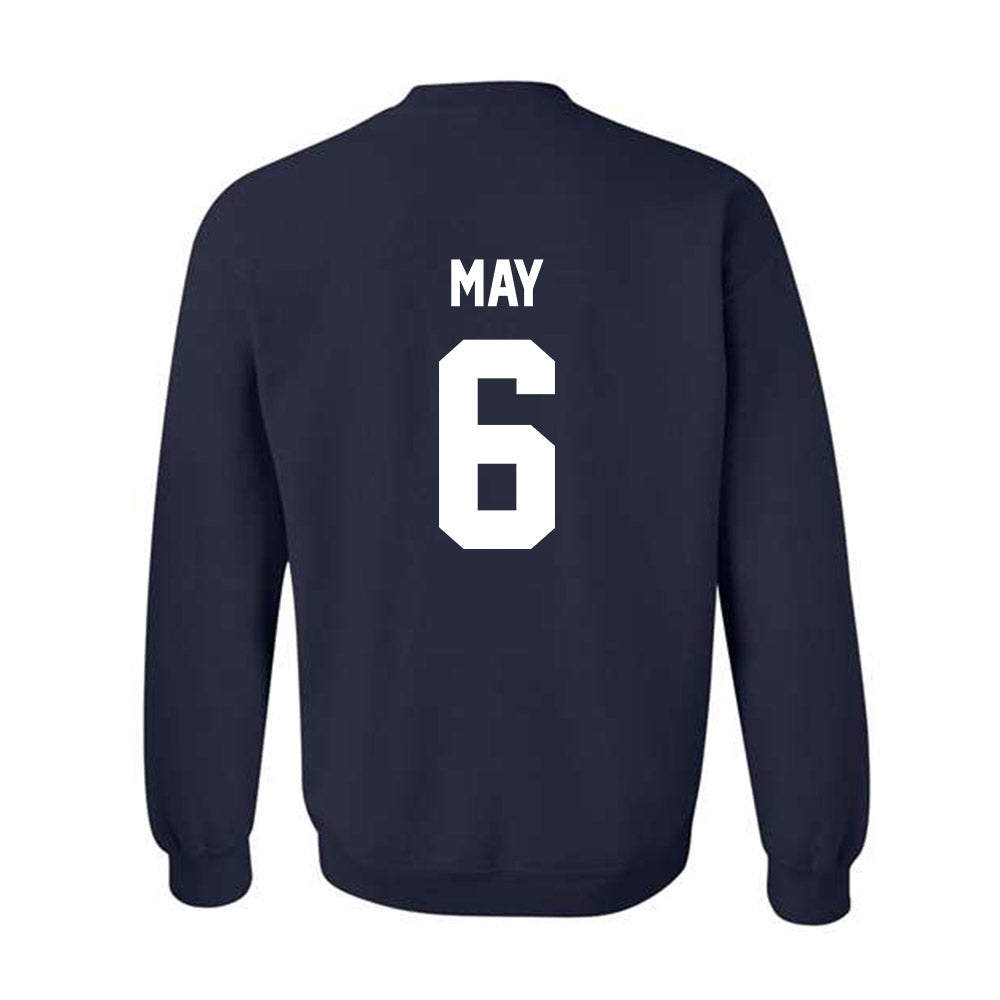 AU - NCAA Football : Neal May - Classic Fashion Shersey Crewneck Sweatshirt-1