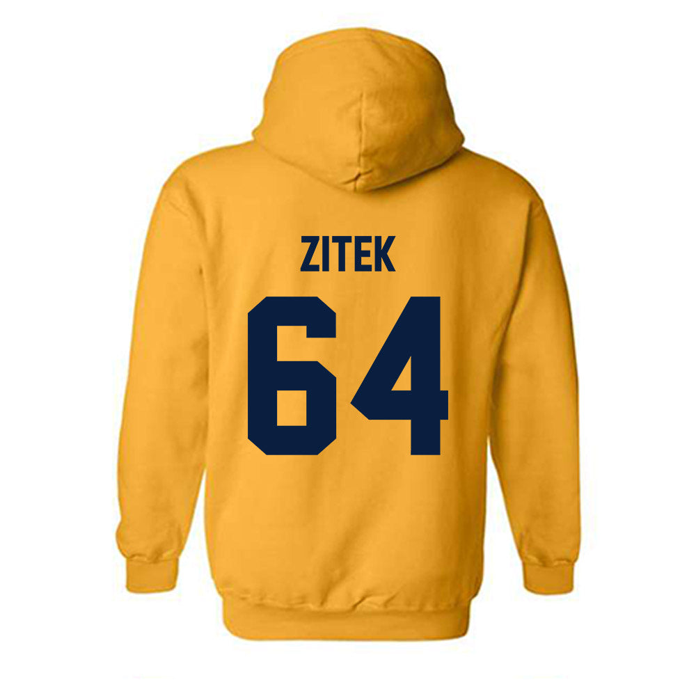 AU - NCAA Football : Jake Zitek - Classic Fashion Shersey Hooded Sweatshirt-1