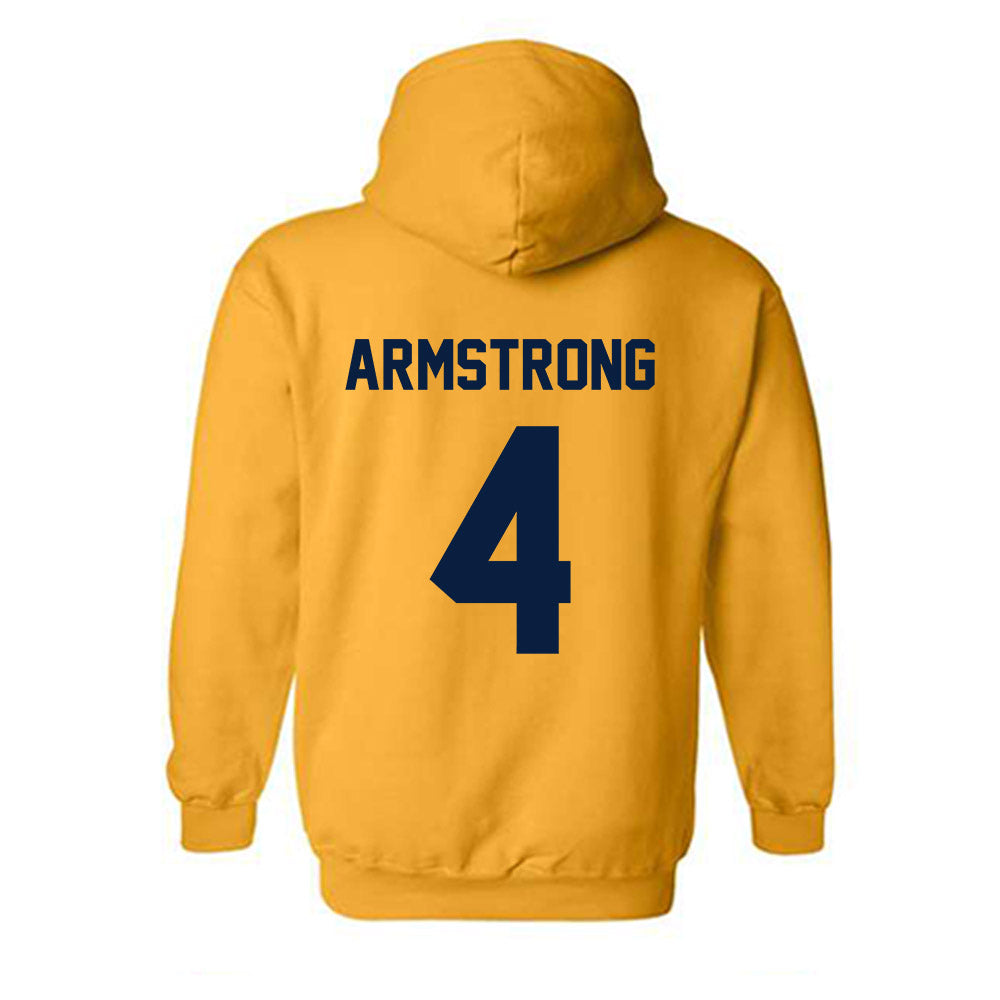AU - NCAA Men's Basketball : Cj Armstrong - Classic Fashion Shersey Hooded Sweatshirt-1