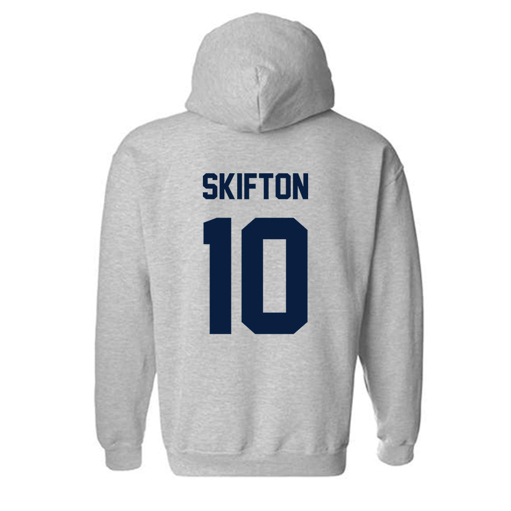 AU - NCAA Football : Adam Skifton - Classic Fashion Shersey Hooded Sweatshirt-1
