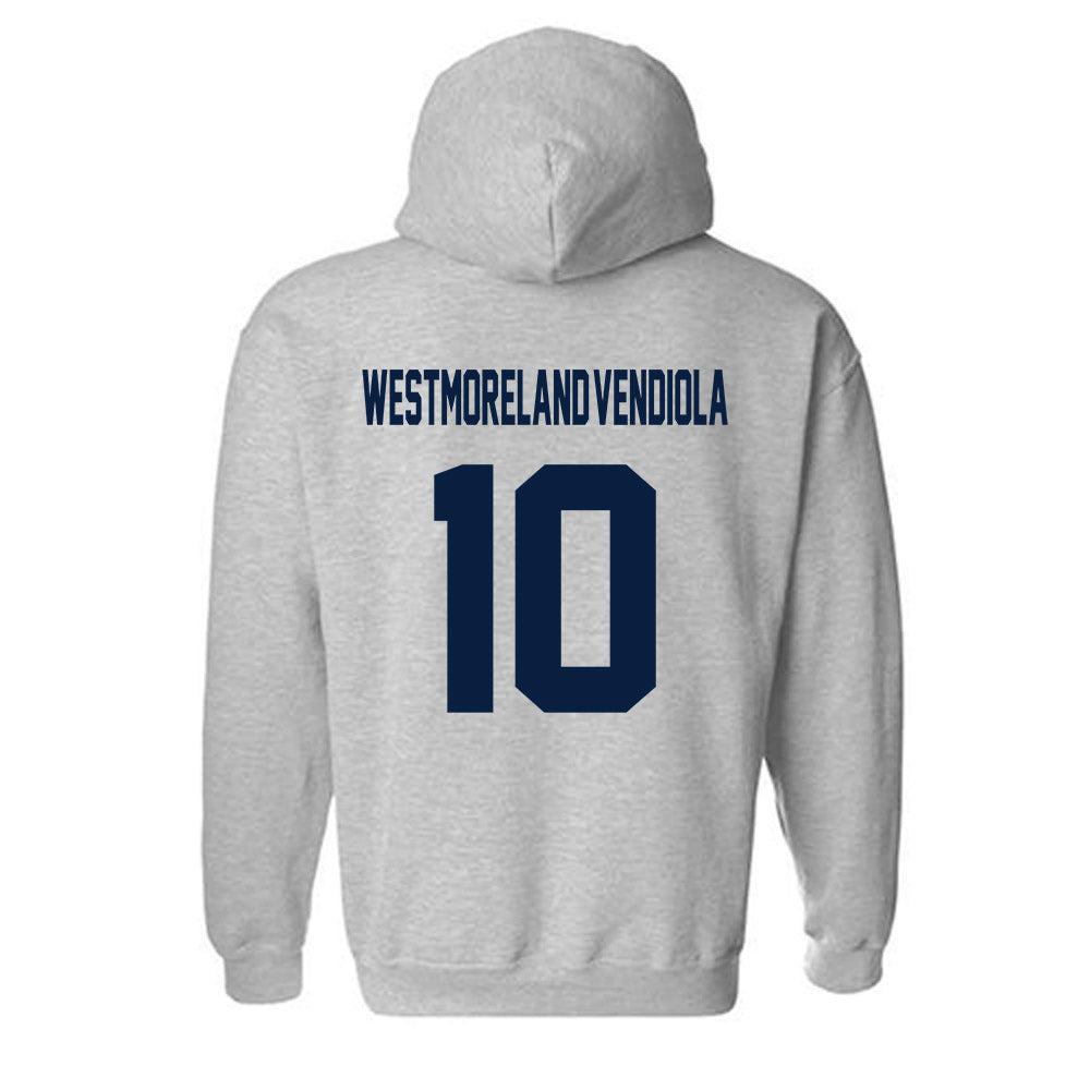 AU - NCAA Men's Basketball : Amari Westmoreland-Vendiola - Classic Fashion Shersey Hooded Sweatshirt-1