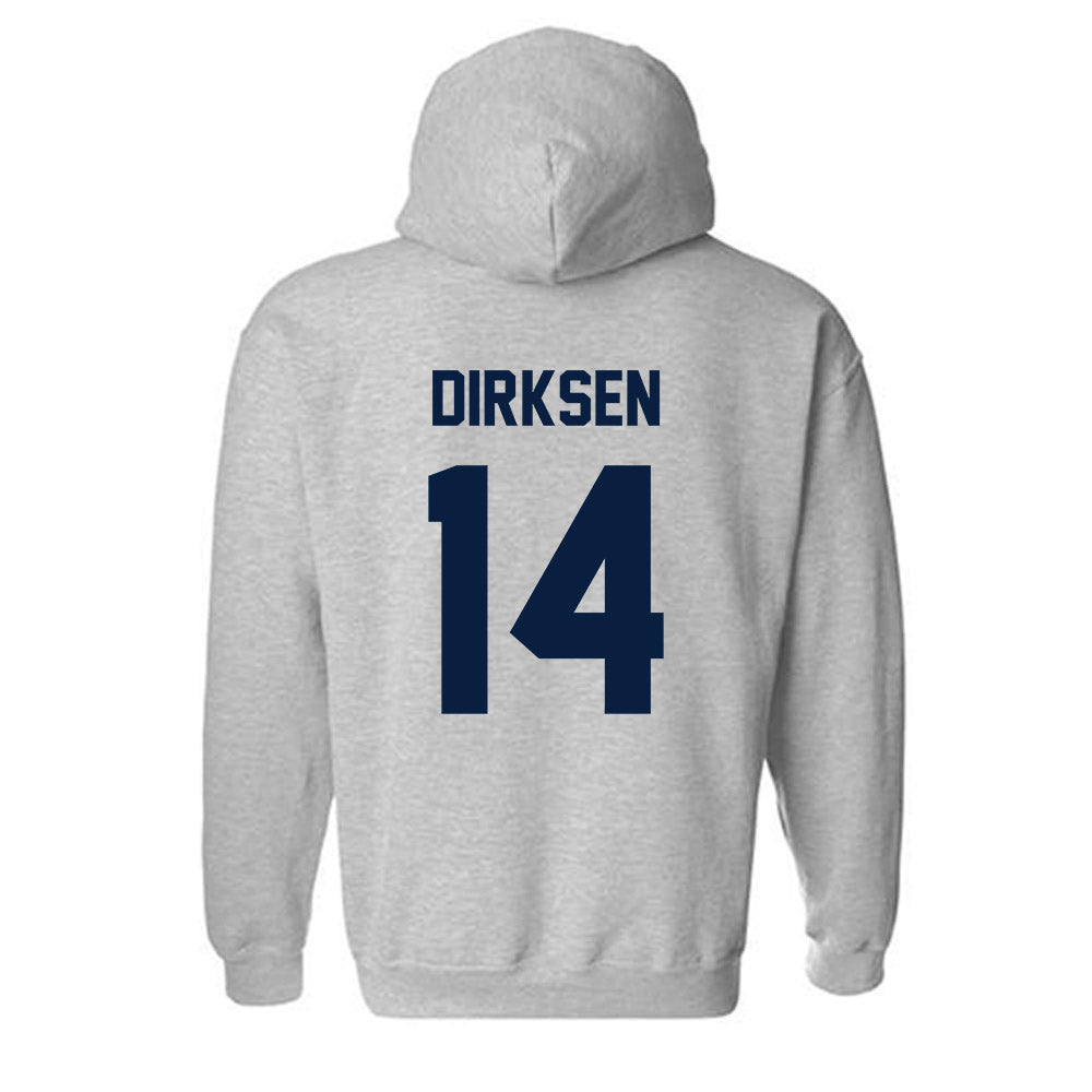 AU - NCAA Baseball : Drey Dirksen - Classic Fashion Shersey Hooded Sweatshirt