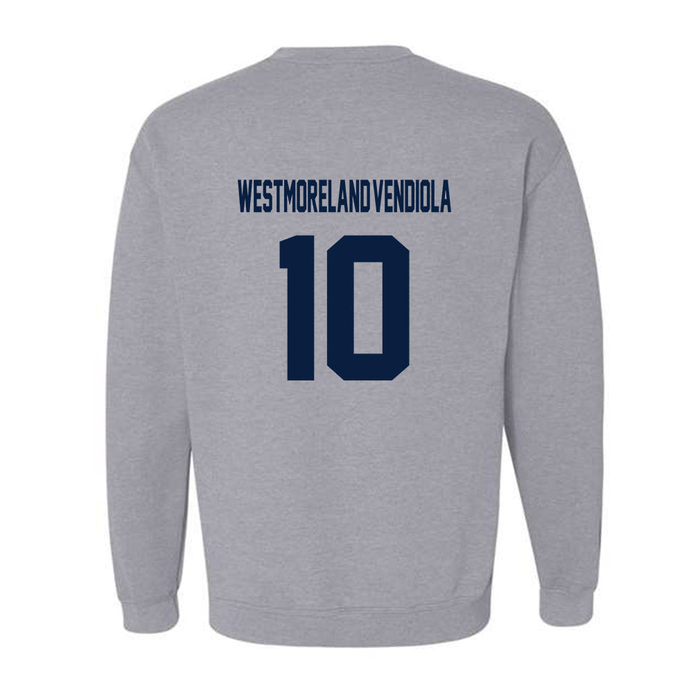 AU - NCAA Men's Basketball : Amari Westmoreland-Vendiola - Classic Fashion Shersey Crewneck Sweatshirt-1