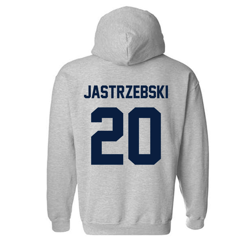 AU - NCAA Men's Ice Hockey : Jacob Jastrzebski - Classic Fashion Shersey Hooded Sweatshirt-1