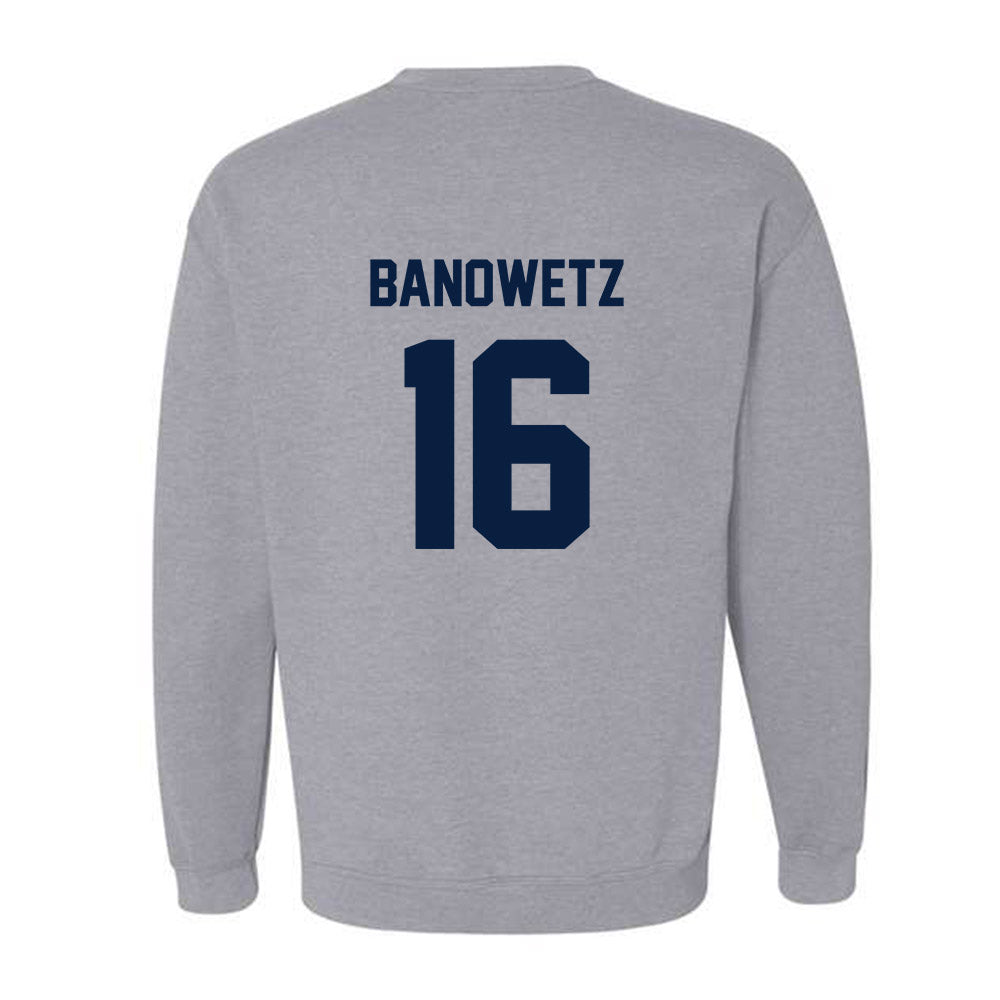 AU - NCAA Baseball : Nick Banowetz - Classic Fashion Shersey Crewneck Sweatshirt