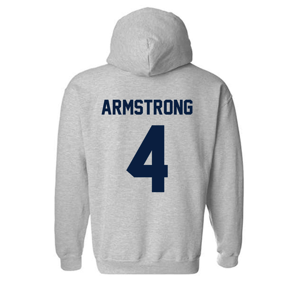 AU - NCAA Men's Basketball : Cj Armstrong - Classic Fashion Shersey Hooded Sweatshirt-1