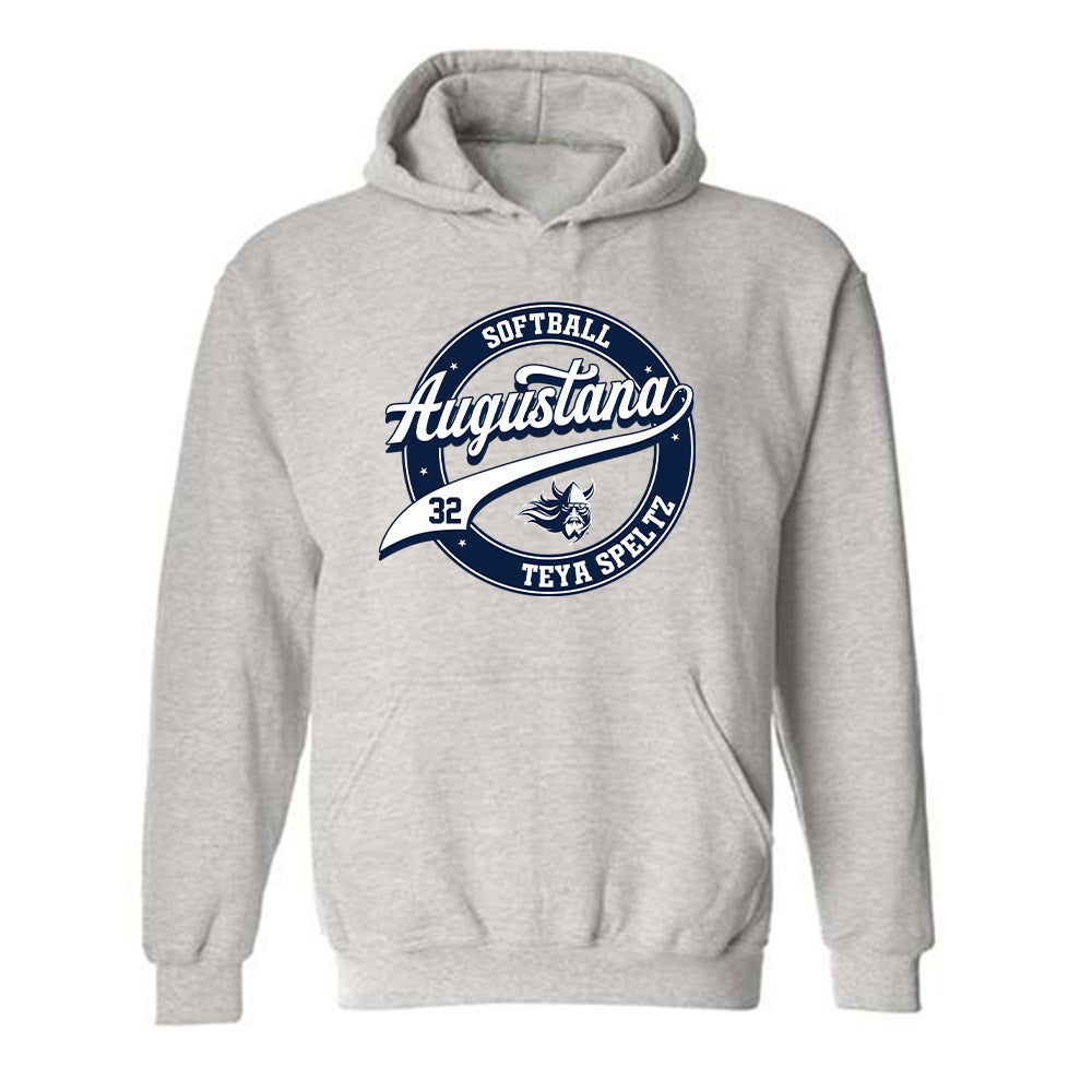 AU - NCAA Softball : Teya Speltz - Classic Fashion Shersey Hooded Sweatshirt-0