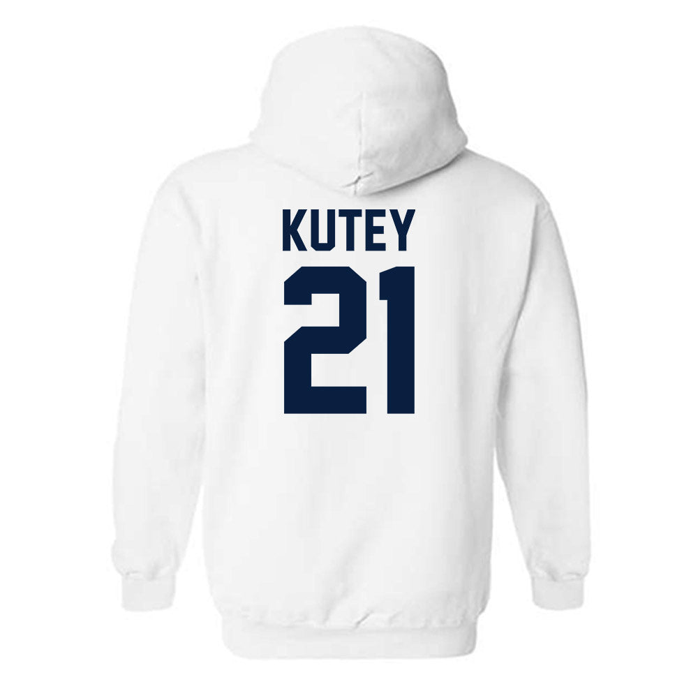 AU - NCAA Women's Volleyball : Jazmen Kutey - Classic Fashion Shersey Hooded Sweatshirt-1