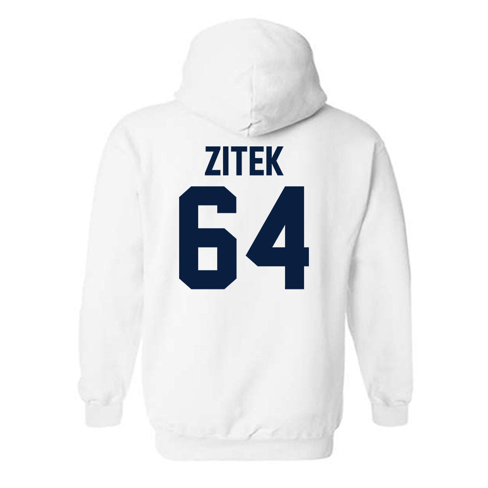 AU - NCAA Football : Jake Zitek - Classic Fashion Shersey Hooded Sweatshirt-1