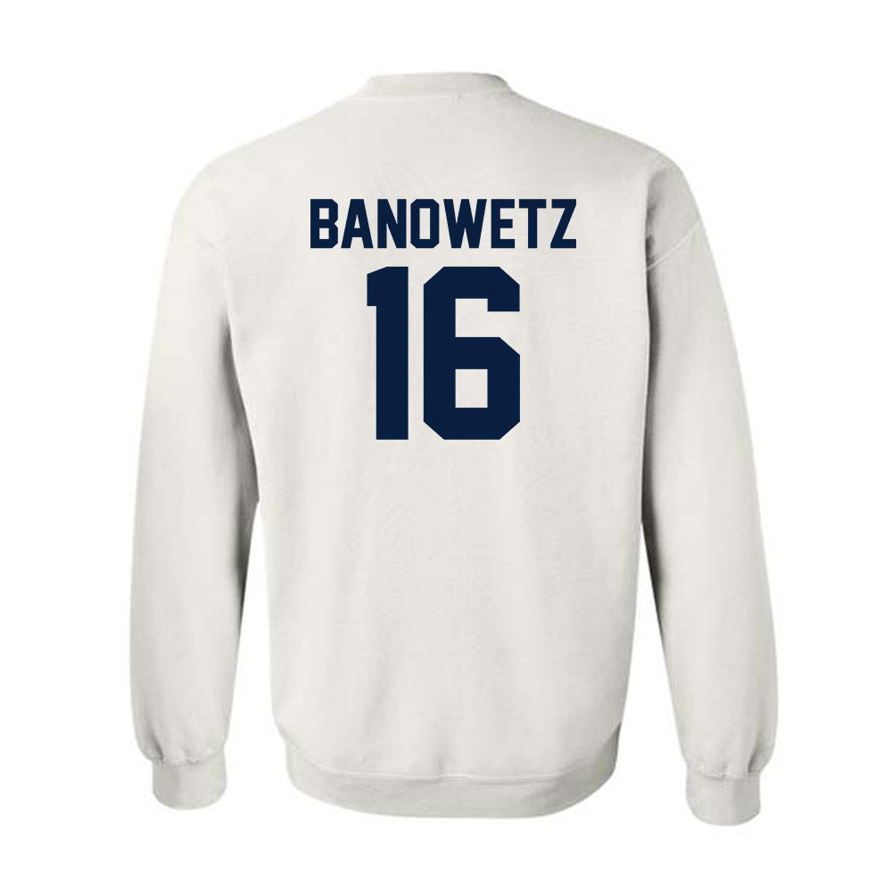 AU - NCAA Baseball : Nick Banowetz - Classic Fashion Shersey Crewneck Sweatshirt