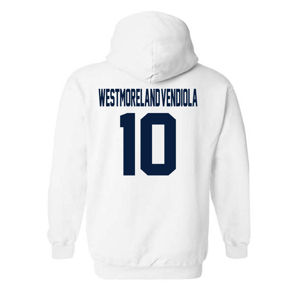 AU - NCAA Men's Basketball : Amari Westmoreland-Vendiola - Classic Fashion Shersey Hooded Sweatshirt-1