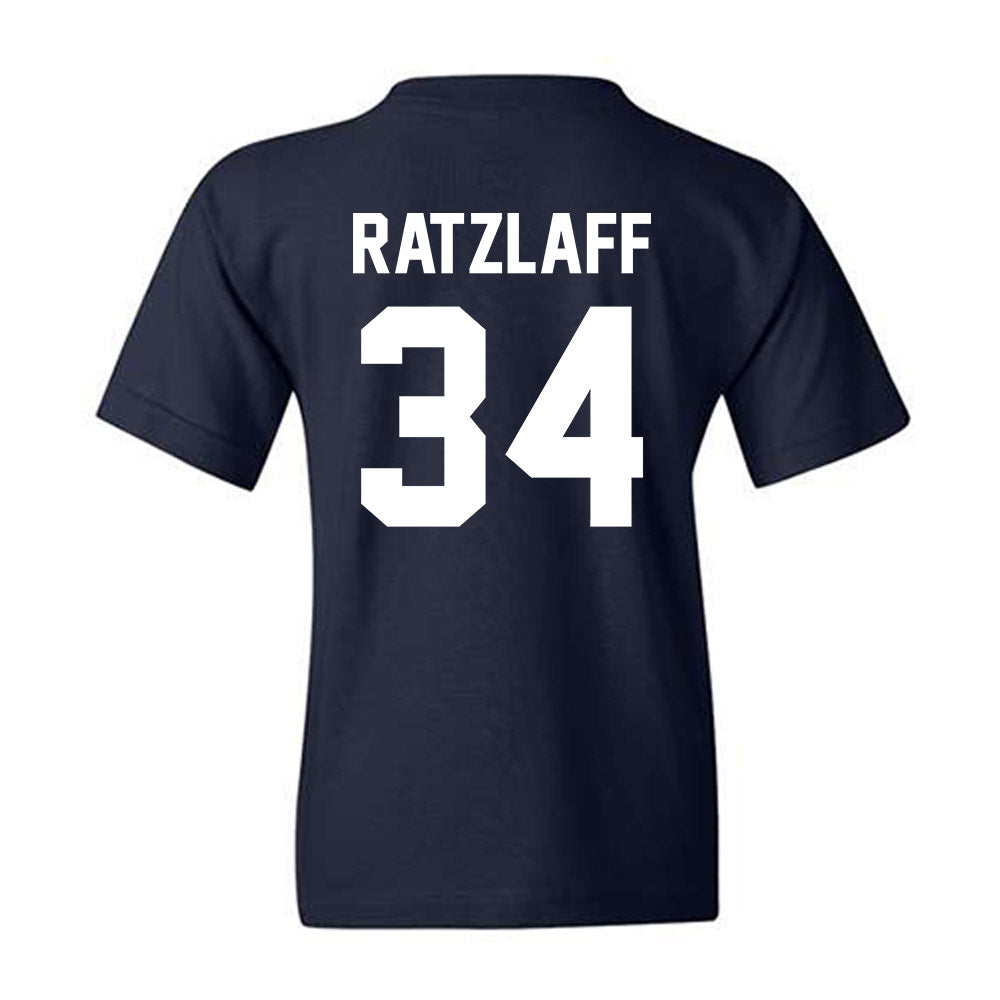 AU - NCAA Football : Nate Ratzlaff - Classic Shersey Youth T-Shirt-1
