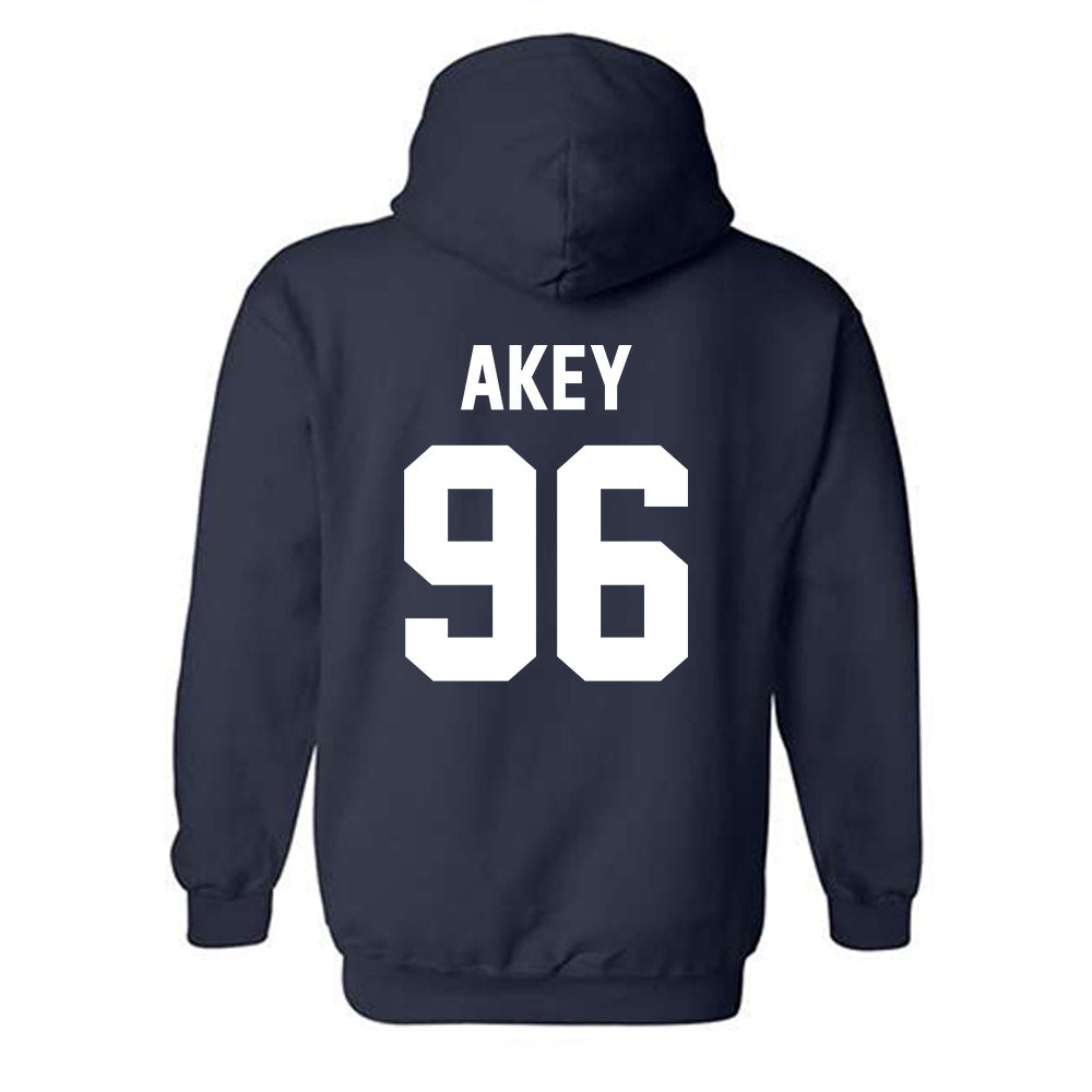 AU - NCAA Football : Connor Akey - Classic Shersey Hooded Sweatshirt-1