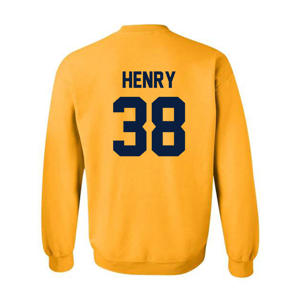 AU - NCAA Baseball : Will Henry - Classic Shersey Crewneck Sweatshirt-1