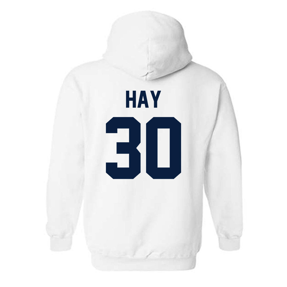 AU - NCAA Men's Ice Hockey : Kolby Hay - Classic Shersey Hooded Sweatshirt-1