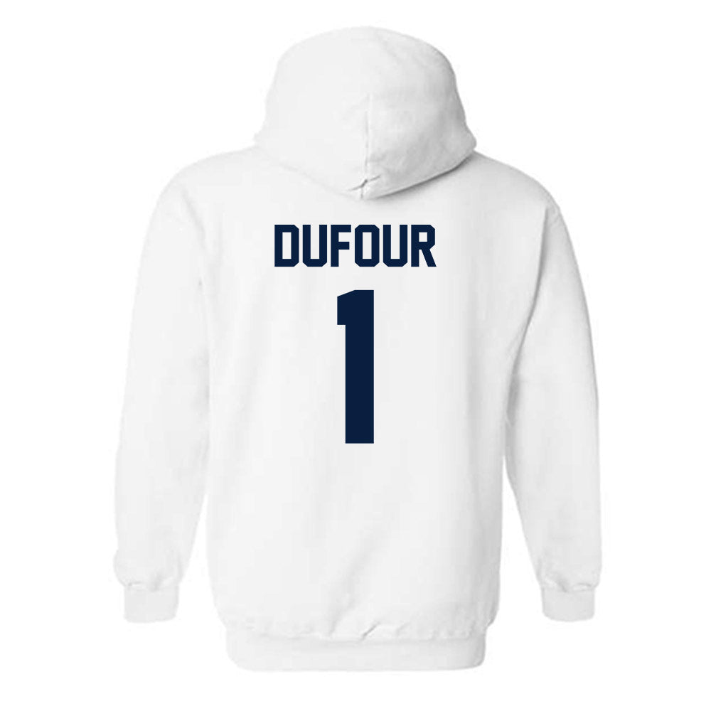 AU - NCAA Women's Tennis : Nicole Dufour - Classic Shersey Hooded Sweatshirt-1