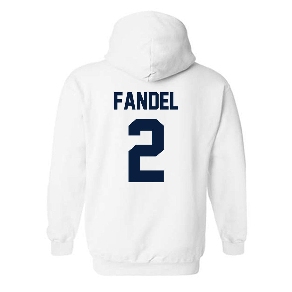 AU - NCAA Men's Ice Hockey : Landon Fandel - Classic Shersey Hooded Sweatshirt-1