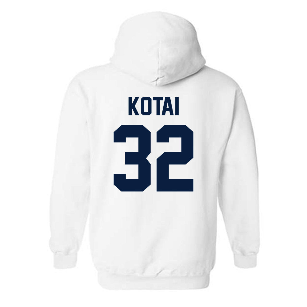 AU - NCAA Men's Ice Hockey : Josh Kotai - Classic Shersey Hooded Sweatshirt-1