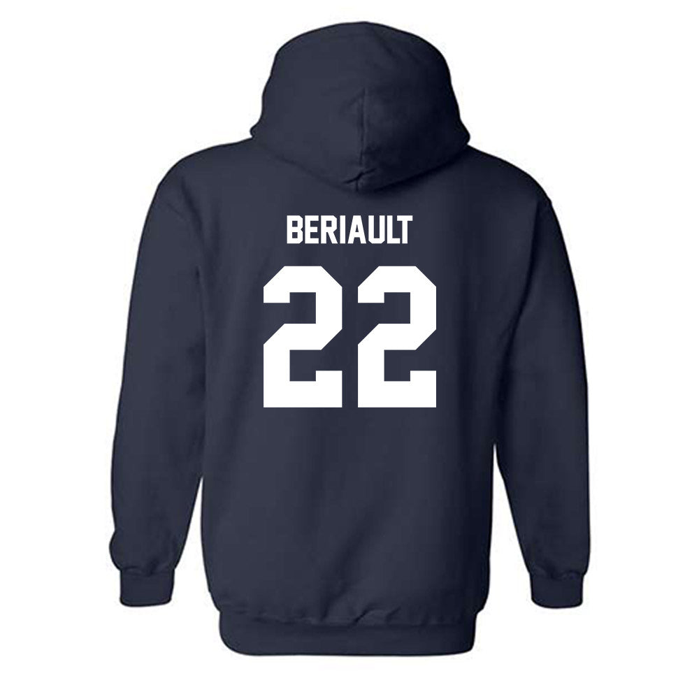Butler - NCAA Football : Madden Beriault - Classic Fashion Shersey Hooded Sweatshirt-1