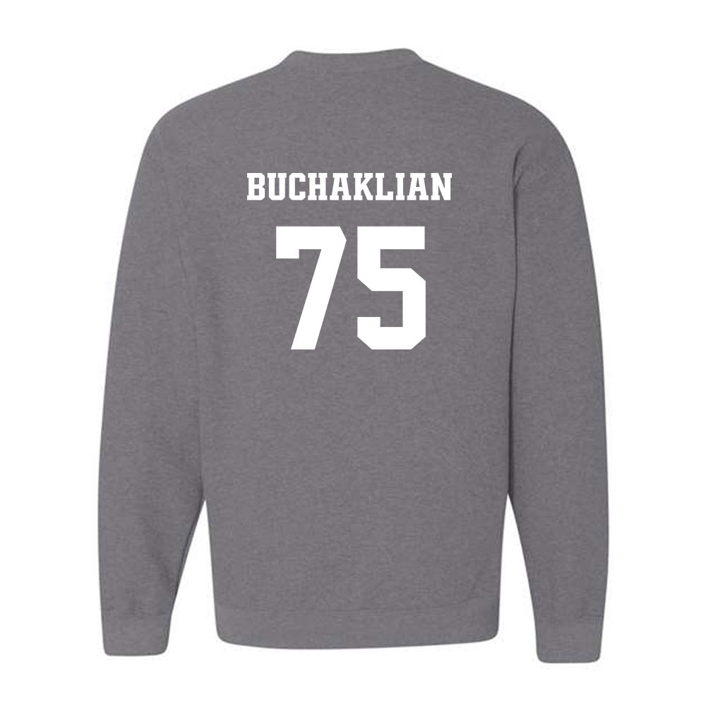 BU - NCAA Football : kevork buchaklian - Classic Fashion Shersey Crewneck Sweatshirt-1