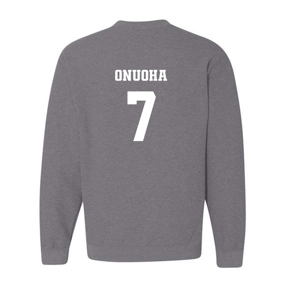BU - NCAA Football : Onye Onuoha - Classic Fashion Shersey Crewneck Sweatshirt-1