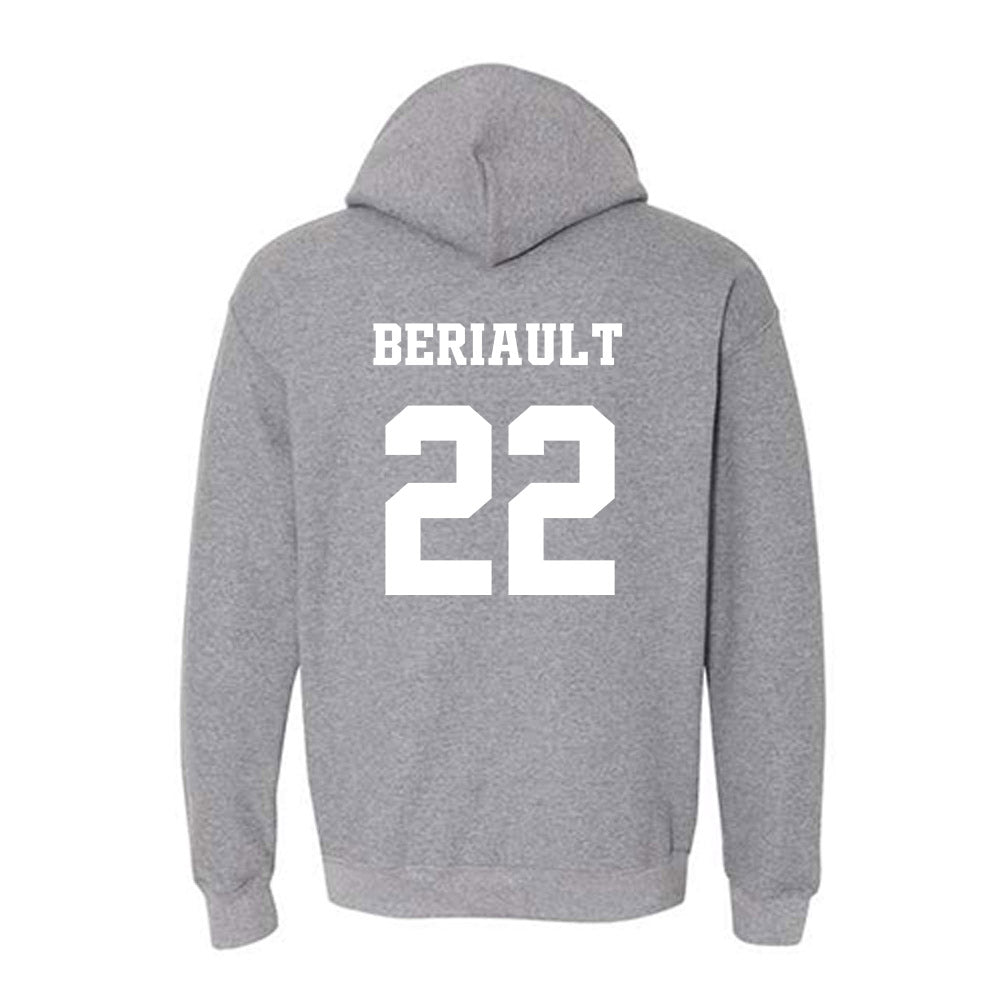 Butler - NCAA Football : Madden Beriault - Classic Fashion Shersey Hooded Sweatshirt-1