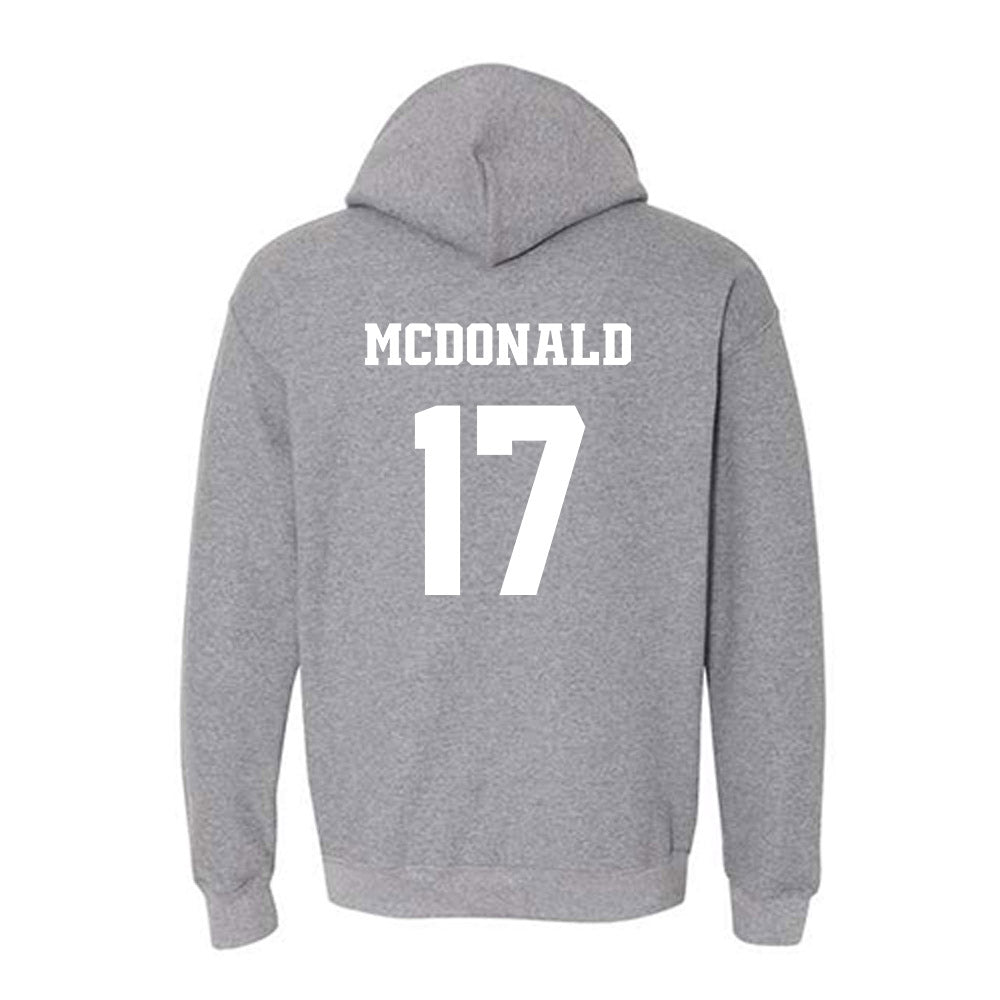 BU - NCAA Women's Volleyball : Zoe McDonald - Classic Fashion Shersey Hooded Sweatshirt