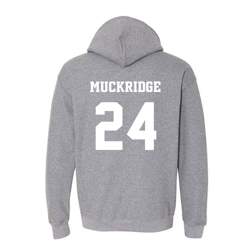 BU - NCAA Men's Soccer : Evan Muckridge - Classic Fashion Shersey Hooded Sweatshirt-1