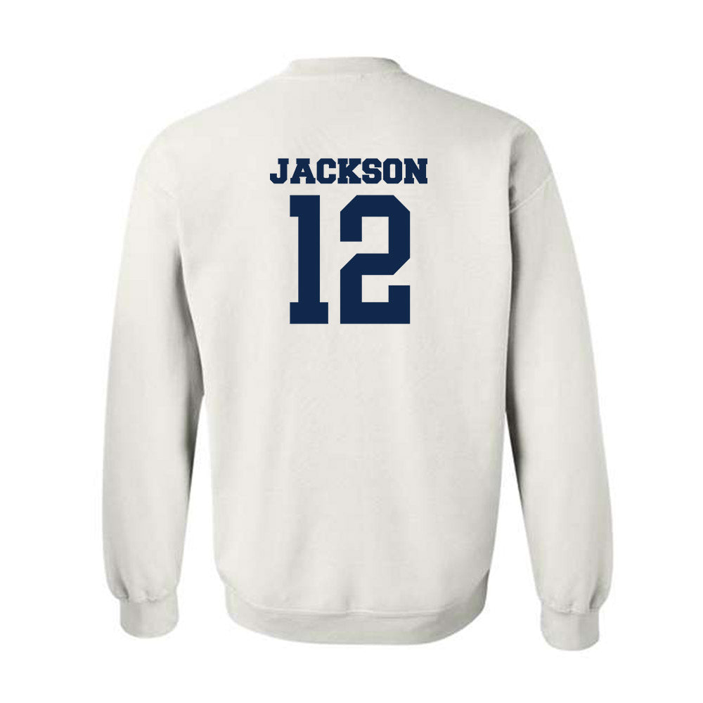BU - NCAA Women's Basketball : Saniya Jackson - Classic Fashion Shersey Crewneck Sweatshirt-1
