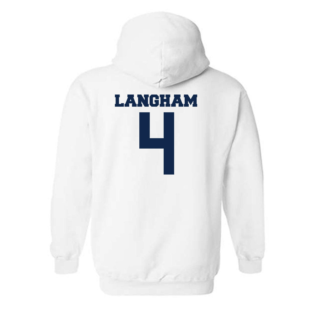 BU - NCAA Women's Basketball : Kennedy Langham - Classic Fashion Shersey Hooded Sweatshirt-1