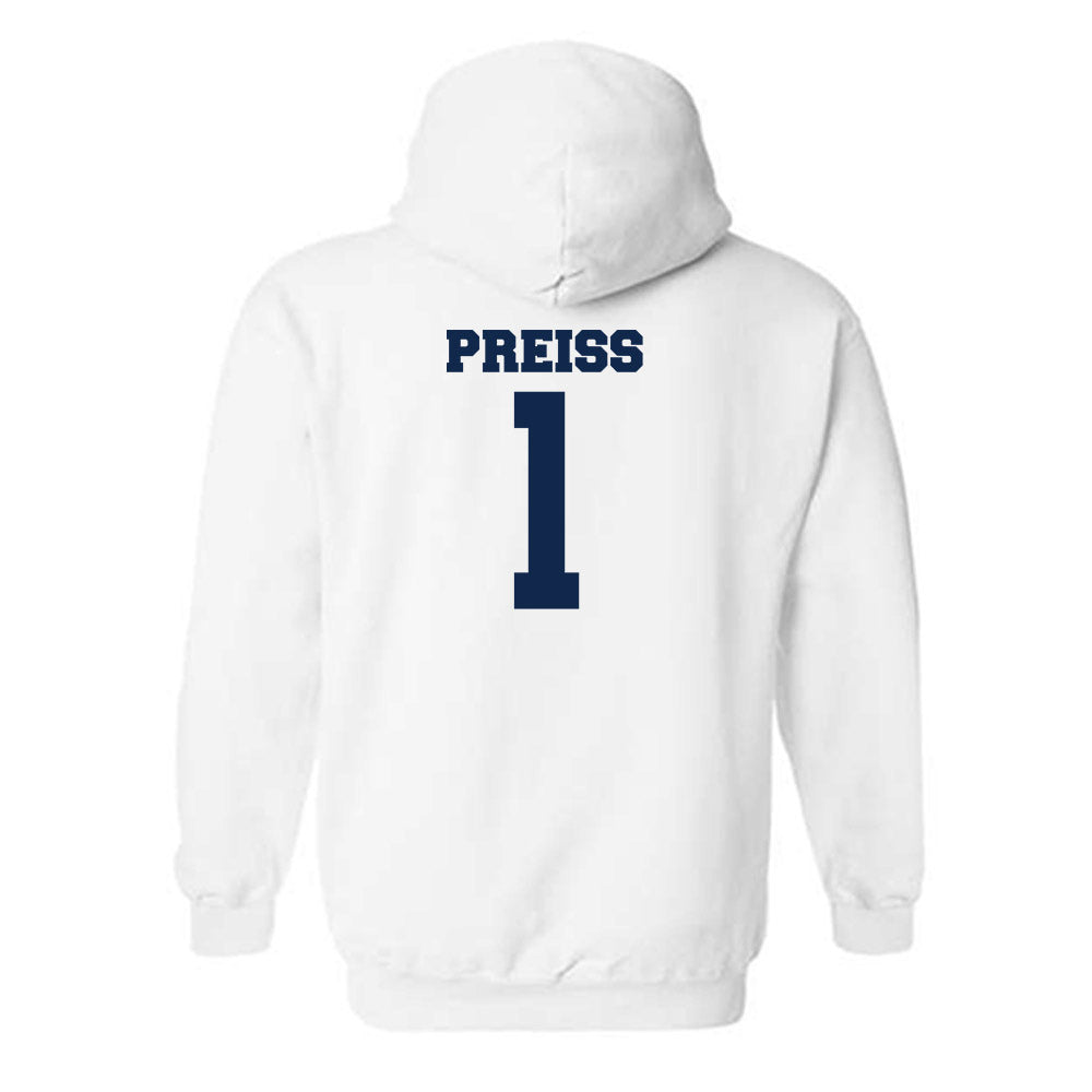 Butler - NCAA Softball : Kayla Preiss - Classic Fashion Shersey Hooded Sweatshirt-1