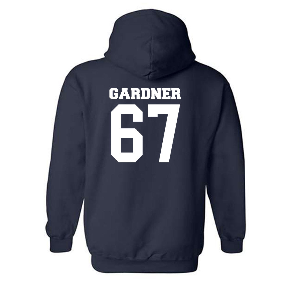 BU - NCAA Football : Charlie Gardner - Classic Fashion Shersey Hooded Sweatshirt-1