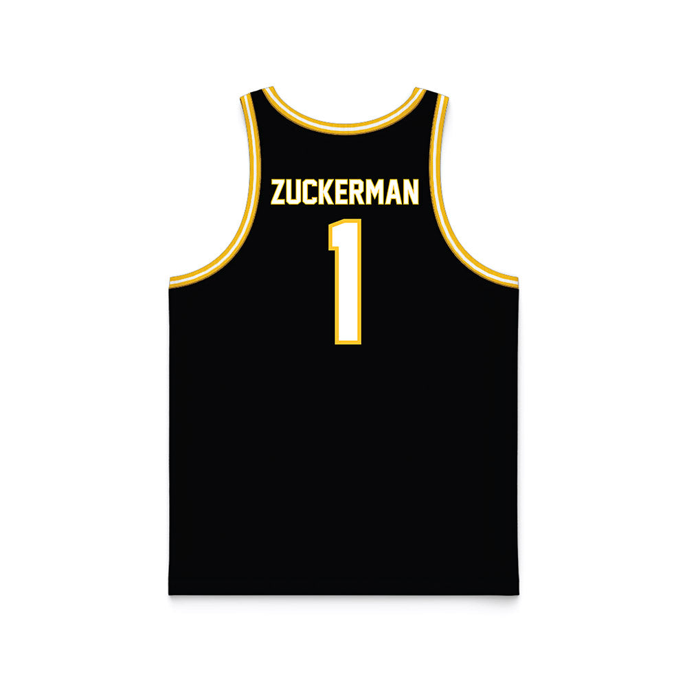 PLU - NCAA Men's Basketball : Zach Zuckerman - Black Basketball Jersey-1