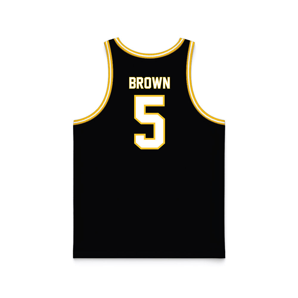 PLU - NCAA Men's Basketball : Julian Brown - Black Basketball Jersey
