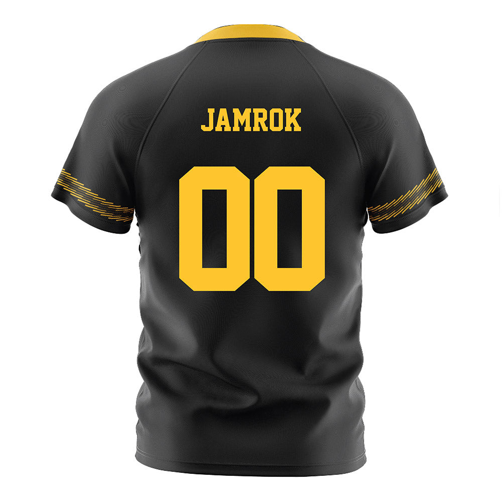 PLU - NCAA Men's Soccer : Chris Jamrok - Black Soccer Jersey-1