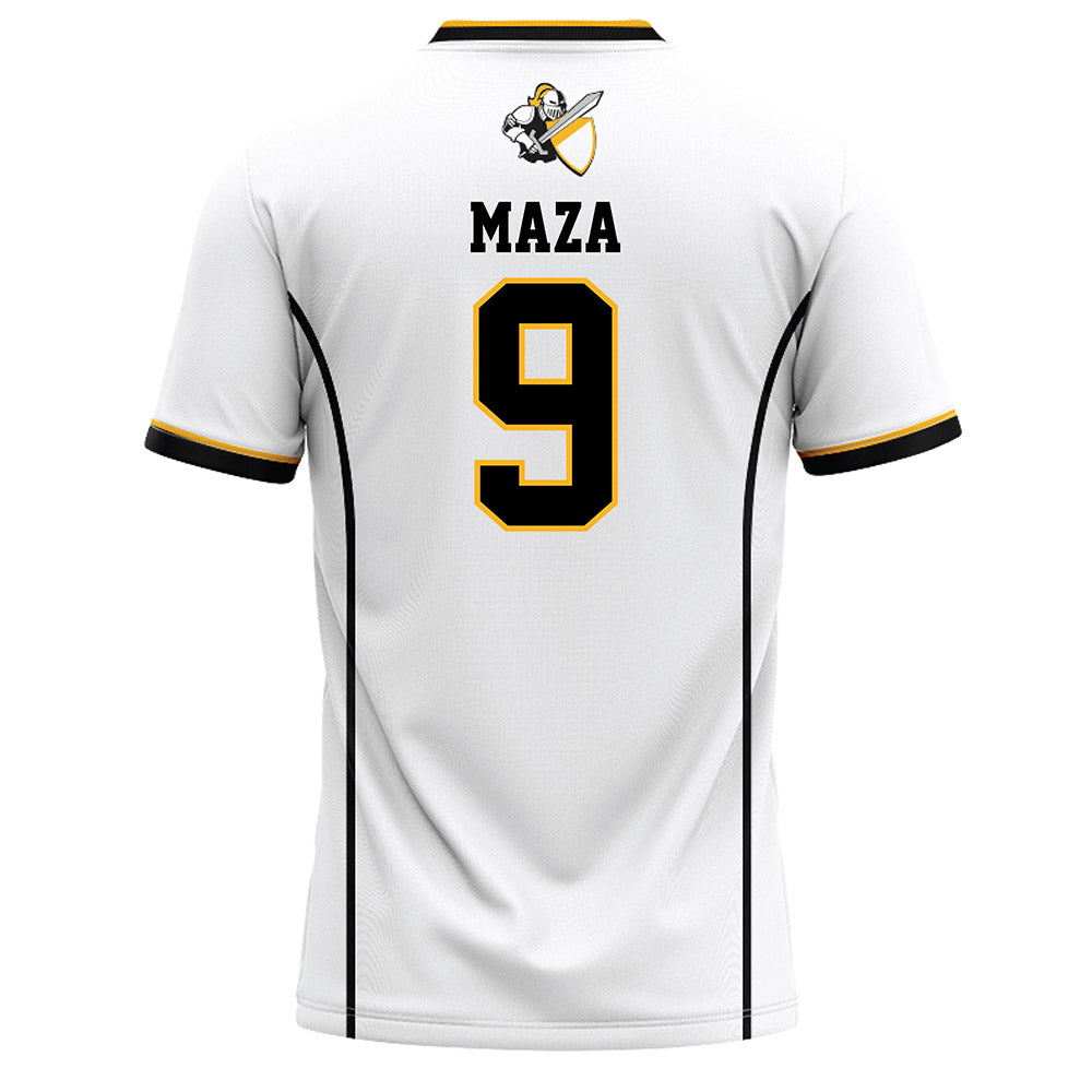 PLU - NCAA Softball : Emelia Maza - White Baseball Jersey