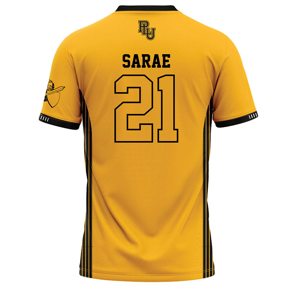 PLU - NCAA Softball : Briana Lynn Sarae - Gold Baseball Jersey