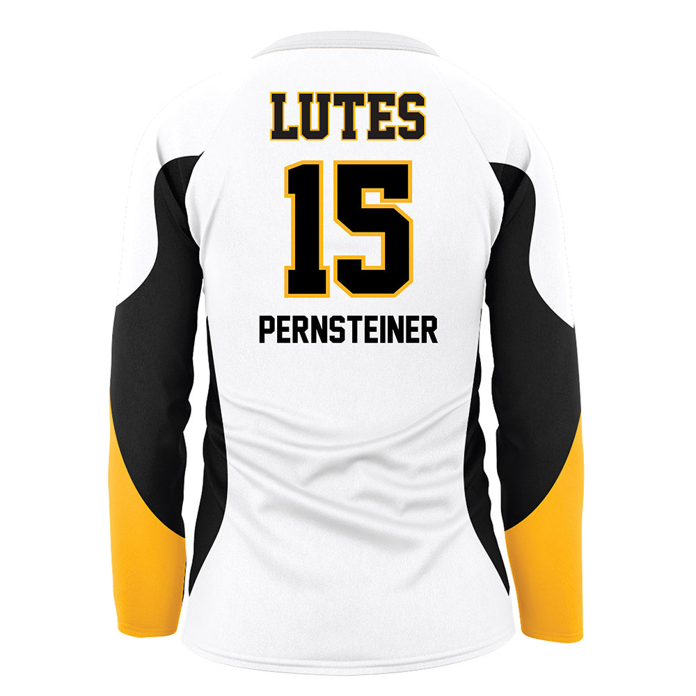 PLU - NCAA Women's Volleyball : Julissa Pernsteiner - White Volleyball Jersey