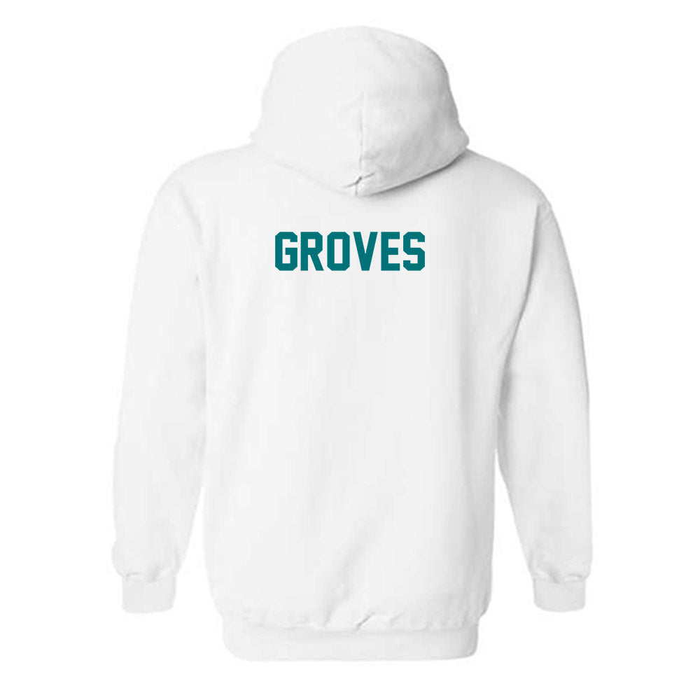 Coastal Carolina - NCAA Men's Cross Country : Adam Groves - Classic Fashion Shersey Hooded Sweatshirt-1