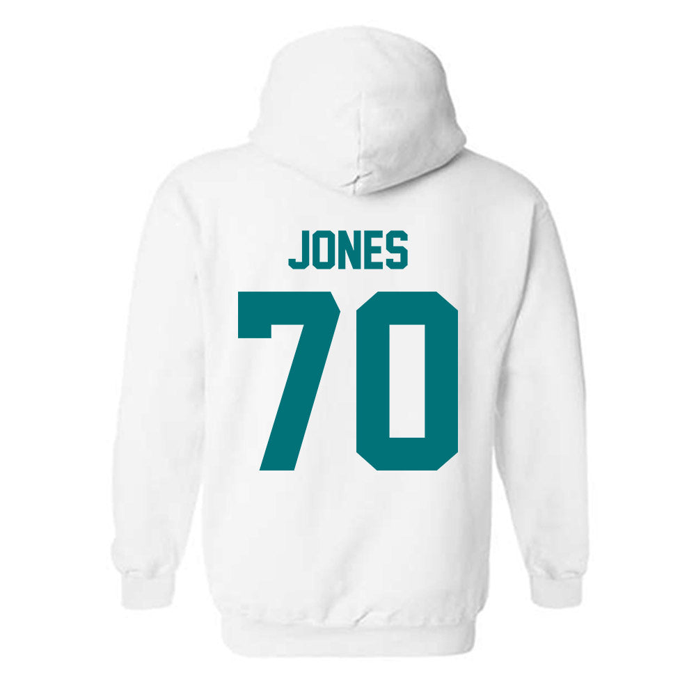 Coastal Carolina - NCAA Football : Daniel Jones - Classic Fashion Shersey Hooded Sweatshirt-1