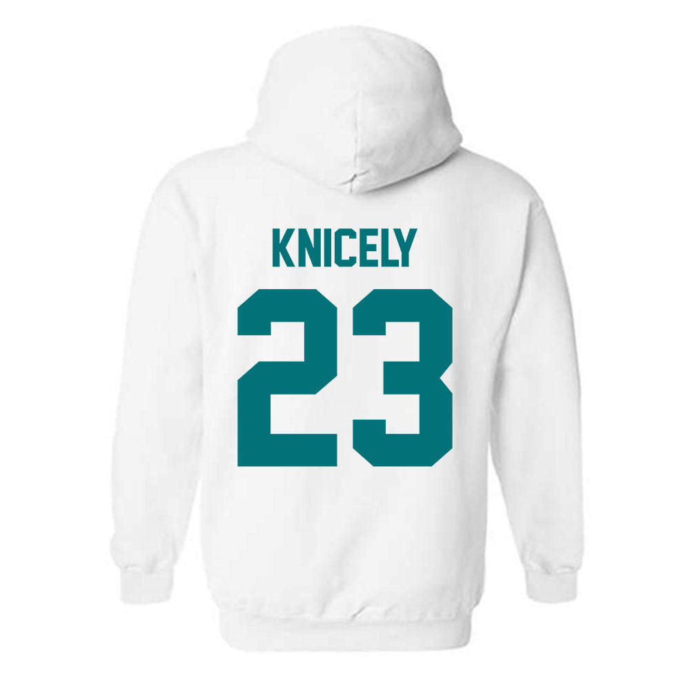 Coastal Carolina - NCAA Football : Dom Knicely - Classic Fashion Shersey Hooded Sweatshirt-1