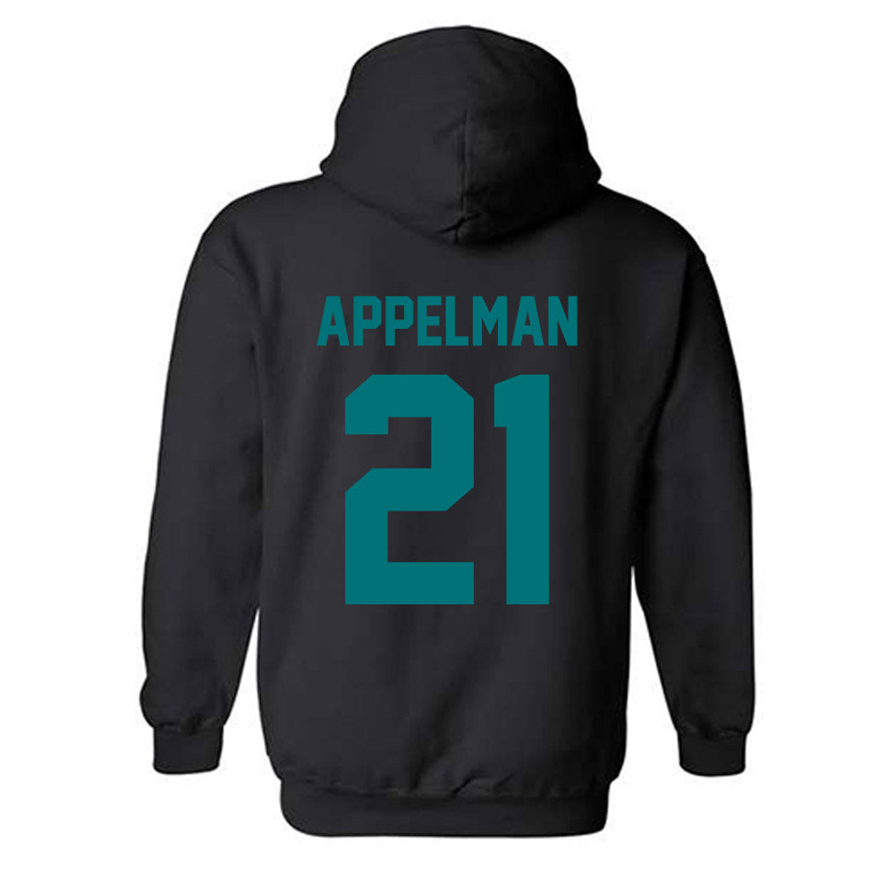 Coastal Carolina - NCAA Baseball : Jaxon Appelman - Classic Fashion Shersey Hooded Sweatshirt-1