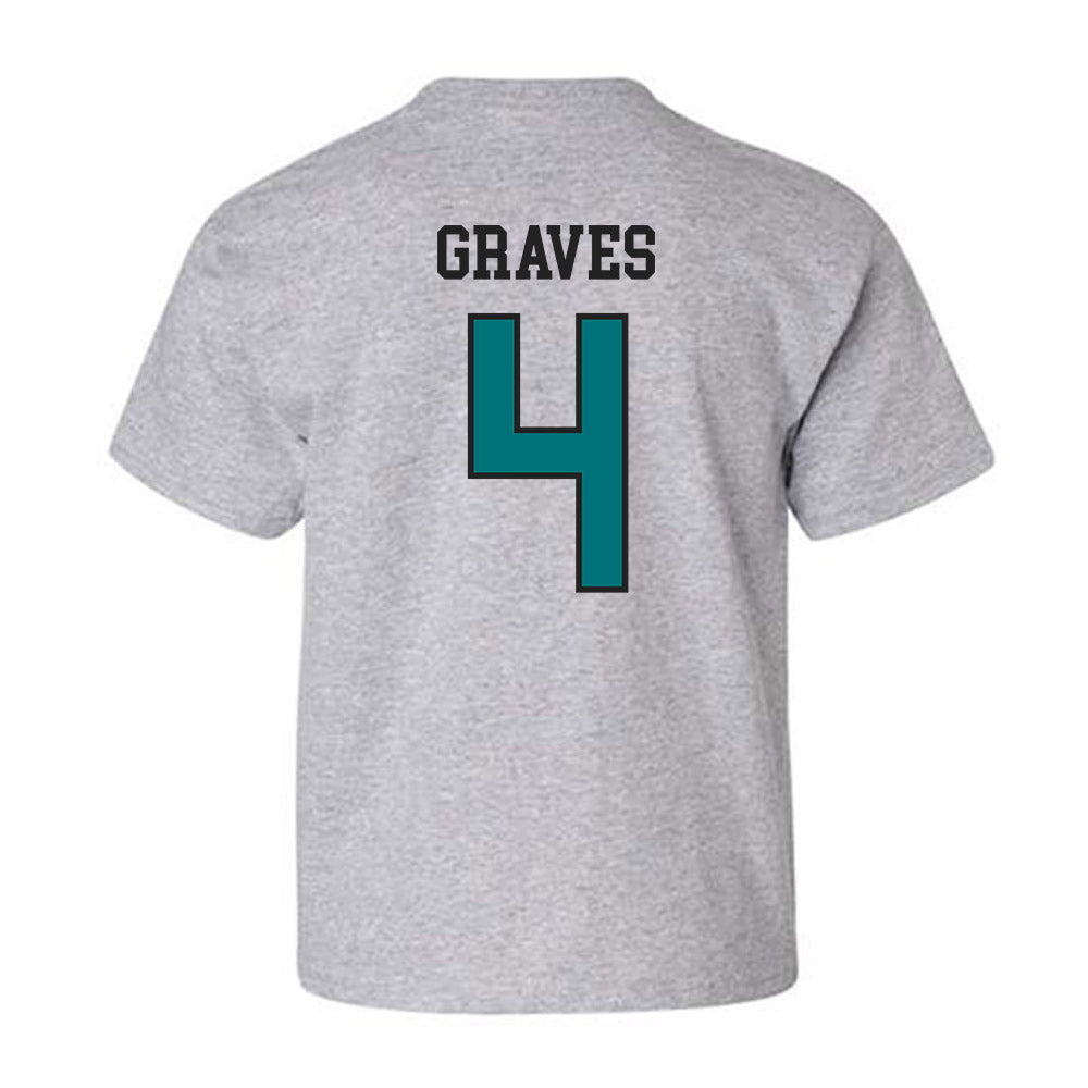 Coastal Carolina - NCAA Football : Bryson Graves - Classic Fashion Shersey Youth T-Shirt-1