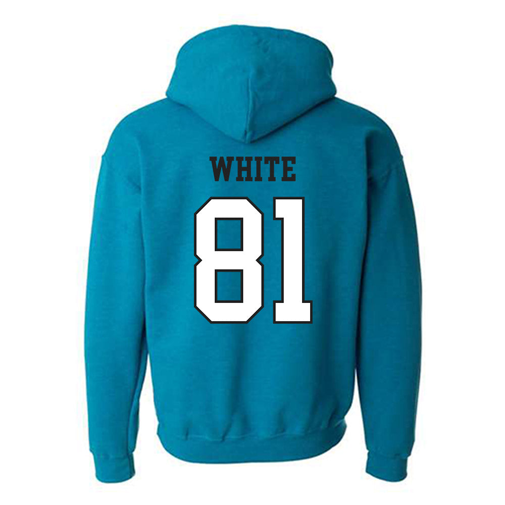 Coastal Carolina - NCAA Football : Dwayne White - Classic Fashion Shersey Hooded Sweatshirt-1