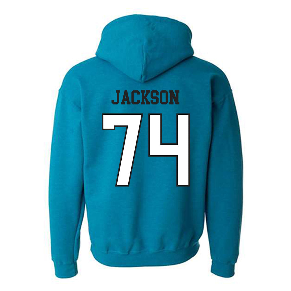 Coastal Carolina - NCAA Football : Desmond Jackson - Classic Fashion Shersey Hooded Sweatshirt-1